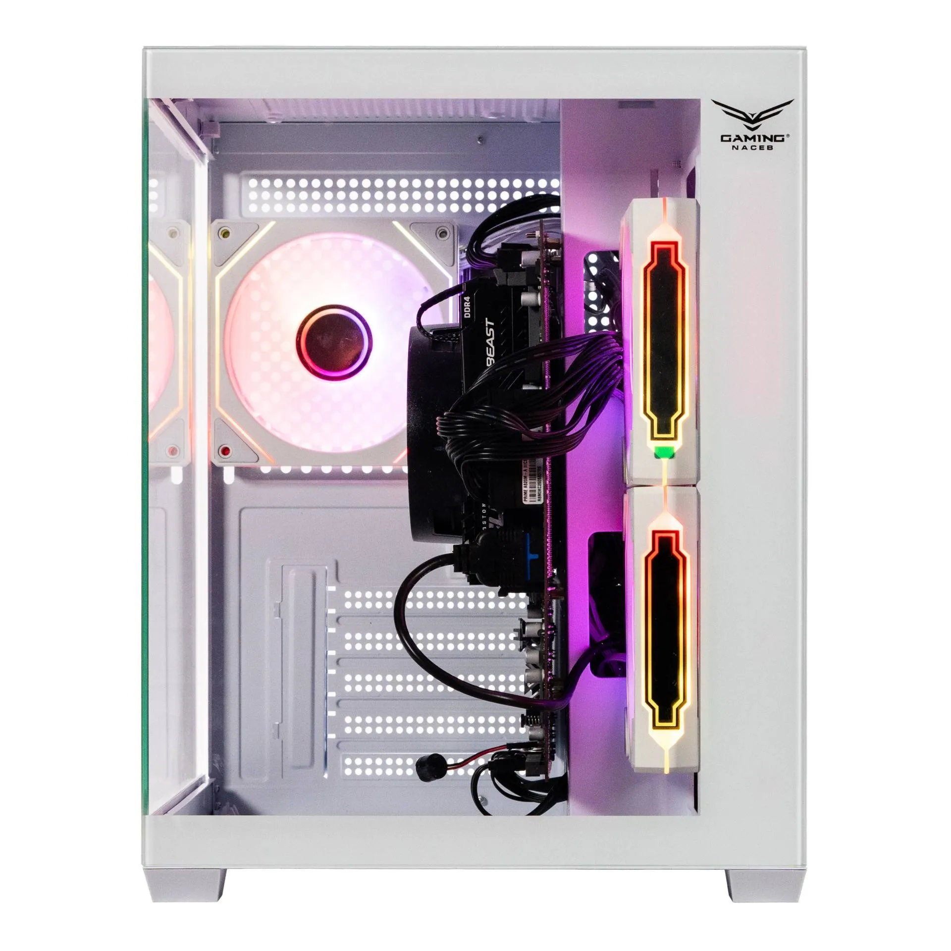 Gabinetes Gaming Naceb Gaming Na-0636B