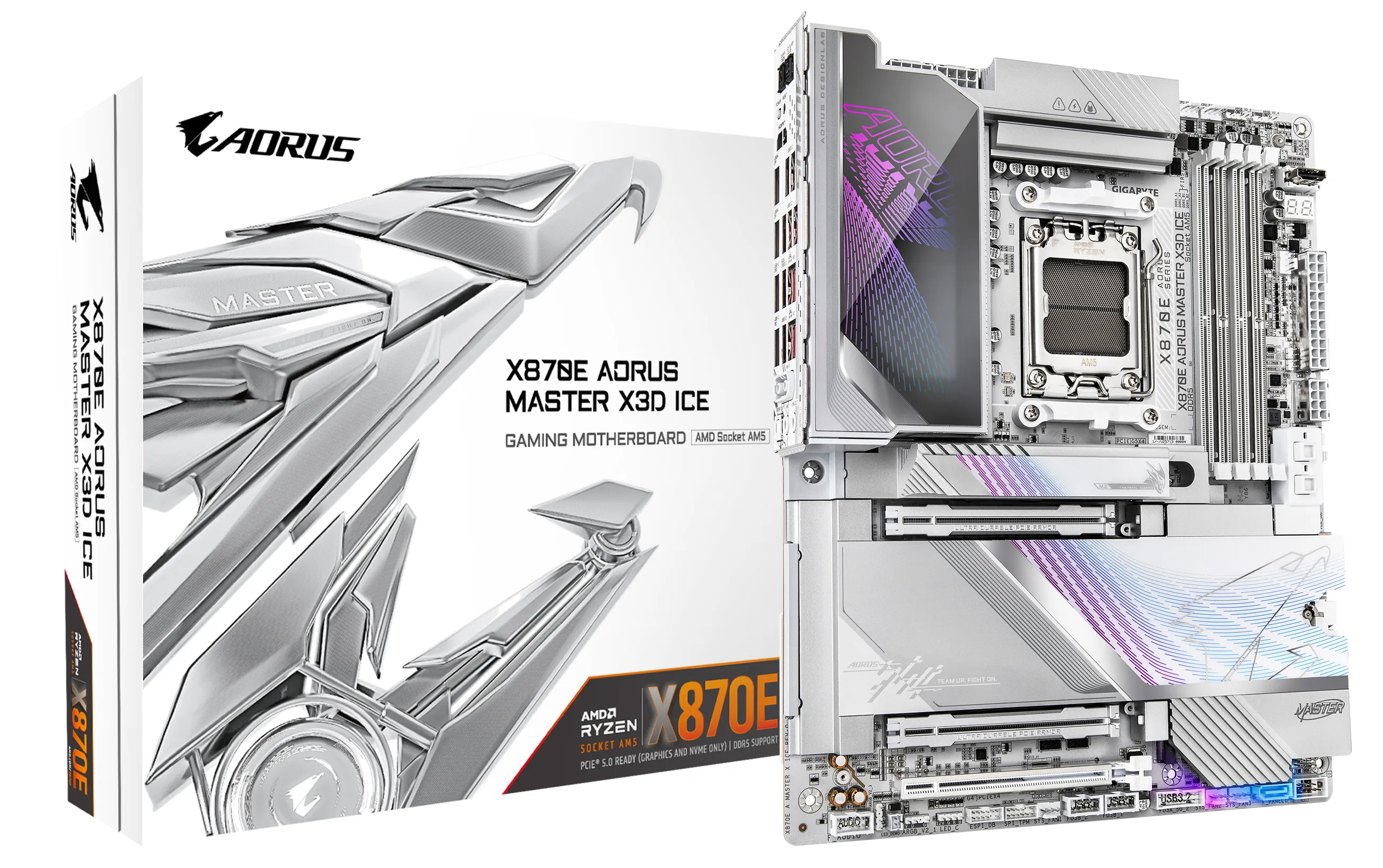 Motherboard GIGABYTE X870E A MASTER X ICE