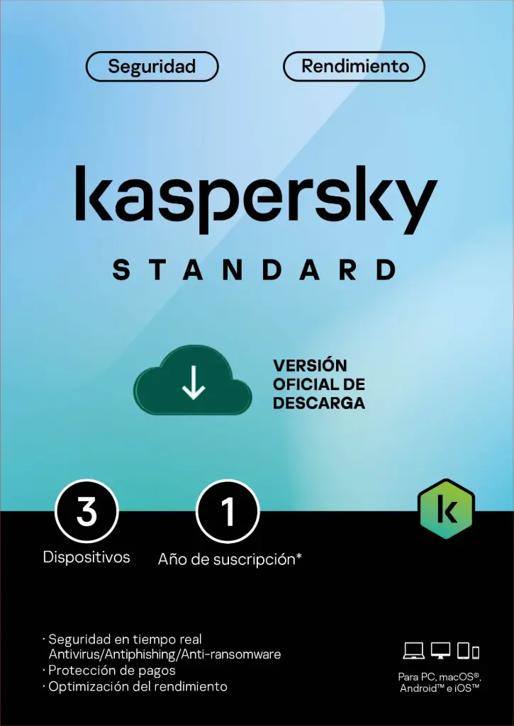  ESD Kaspersky Standard 5 Disp 1 Año - TMKS-453