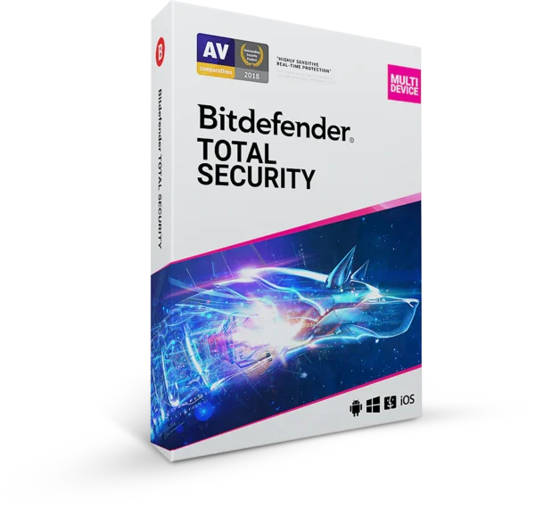 Antivirus Total Security Bitdefender ESD, 5 usuarios, 1 año TMBD-422 (ESD descarga digital).