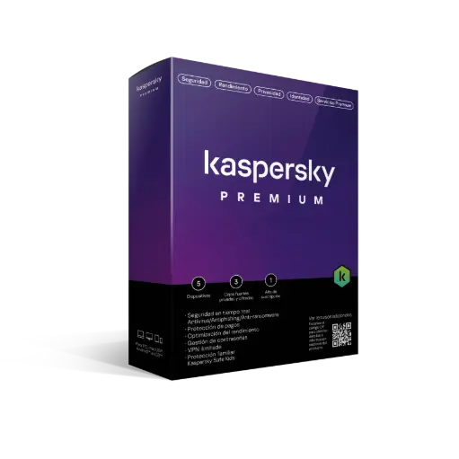 [TMKS-461] ESD Kaspersky Premium 5 Disp + 3 Cuentas KPM 1 Año - TMKS-461