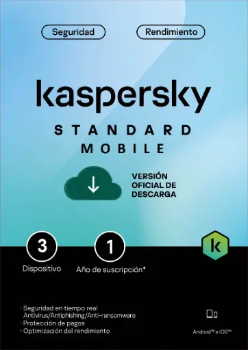 [TMKS-465] ESD Kaspersky Mobile 3 Disp 1 Año - TMKS-465