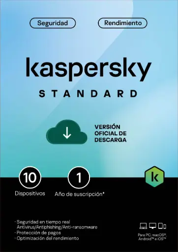 [TMKS-454]  ESD Kaspersky Standard 10 Disp 1 Año - TMKS-454